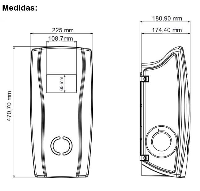 medidas EVUS Elite 222S