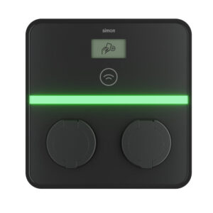 Simon XENON Punto de Recarga de Pared con 2 Tomas T2 22 kW Trifásico – Max. 44 kW